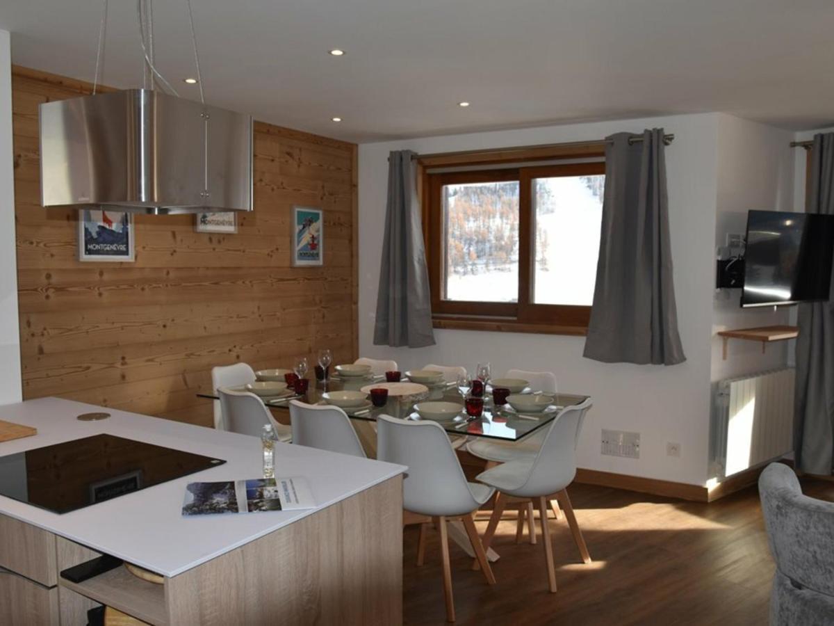 Duplex Renove 3 Chambres Avec Wi-Fi, Garage, Balcon Sud, Proche Pistes A Montgenevre - Fr-1-266-162 Dış mekan fotoğraf